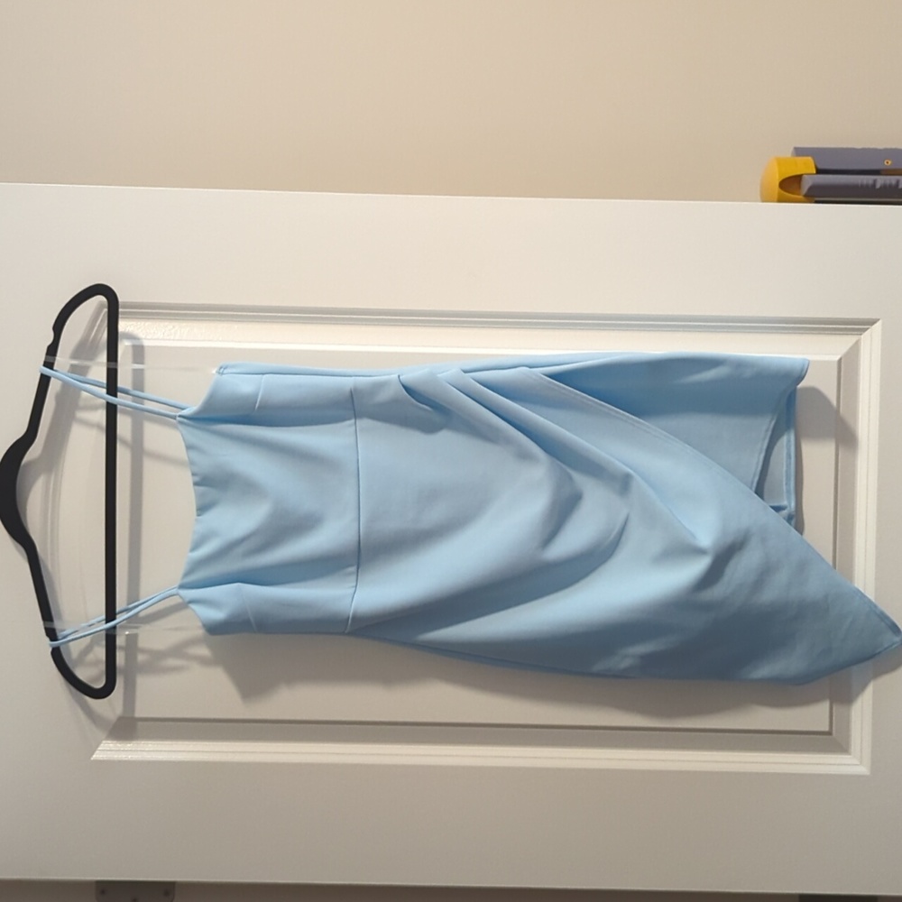 Powder Blue Mini Dress